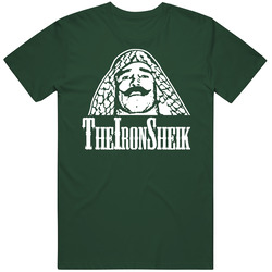 The Iron Sheik Retro Wrestling Cool Vintage Forest Green Classic Unisex T Shirt The Iron Sheik Retro Wrestling Cool Vintage Forest Green Classic Unisex T Shirt