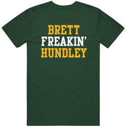 Brett Freakin' Hundley Green Bay Football Player Cool Fan Vintage Forest Green Classic Unisex T Shirt Brett Freakin' Hundley Green Bay Football Player Cool Fan Vintage Forest Green Classic Unisex T Shirt