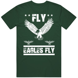 Fly Eagles Fly Philadelphia Football Vintage Forest Green Classic Unisex T Shirt Fly Eagles Fly Philadelphia Football Vintage Forest Green Classic Unisex T Shirt