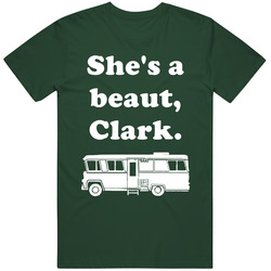 She's A Beaut Clark National Lampoons Christmas Vacation Rv Holiday Gift Vintage Forest Green Classic Unisex T Shirt She's A Beaut Clark National Lampoons Christmas Vacation Rv Holiday Gift Vintage Forest Green Classic Unisex T Shirt
