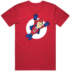 Bud Man, Budweiser, T-shirt, Beer, Brew, Cartoon, Advertisement, Retro Unisex Classic Cotton Size Large T Shirt Bud Man, Budweiser, T-shirt, Beer, Brew, Cartoon, Advertisement, Retro Unisex Classic Cotton Size Large T Shirt
