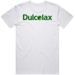 Dulcolax Best Over The Counter Medication Logo Unisex Classic Cotton Size Large T Shirt Dulcolax Best Over The Counter Medication Logo Unisex Classic Cotton Size Large T Shirt
