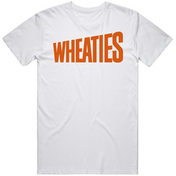 Wheaties Logo Greatest Cereal Of All Time Breakfast Fan Foodie Unisex Classic Cotton Size Large T Shirt Wheaties Logo Greatest Cereal Of All Time Breakfast Fan Foodie Unisex Classic Cotton Size Large T Shirt