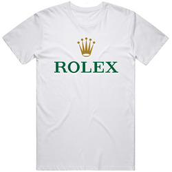 Rolex Logo Unisex Classic Cotton Size Large T Shirt Rolex Logo Unisex Classic Cotton Size Large T Shirt