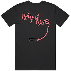 New York Dolls Punk Rock Retro Mens Size Large Black T Shirt New York Dolls Punk Rock Retro Mens Size Large Black T Shirt