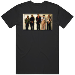 The Usual Suspects 1995 Retro Movie Mens Size Large Black T Shirt The Usual Suspects 1995 Retro Movie Mens Size Large Black T Shirt