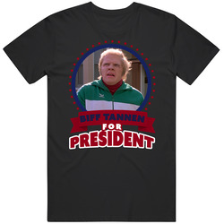 Biff Tannen For President Greatest Villains Mens Size Large Black T Shirt Biff Tannen For President Greatest Villains Mens Size Large Black T Shirt