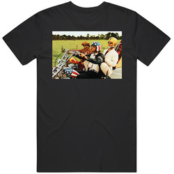 Bikers Road Trip Easy Rider 1969 Mens Size Large Black T Shirt