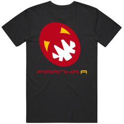 Wipeout Piranha Video Game Racing Techno Mens Size Large Black T Shirt Wipeout Piranha Video Game Racing Techno Mens Size Large Black T Shirt