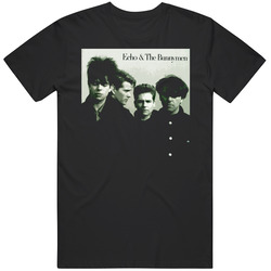 Echo And The Bunnymen T-Shirt New Wave Punk Rock and Roll Mens Size Large Black T Shirt Echo And The Bunnymen T-Shirt New Wave Punk Rock and Roll Mens Size Large Black T Shirt