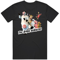 The Barn Burners Back At The Barnyard Fictional Music Group Fan Mens Size Large Black T Shirt The Barn Burners Back At The Barnyard Fictional Music Group Fan Mens Size Large Black T Shirt