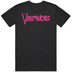 The Veronicas Neon Logo Pop Music Band Mens Size Large Black T Shirt The Veronicas Neon Logo Pop Music Band Mens Size Large Black T Shirt