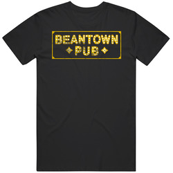 Beantown Pub Boston Massachusetts Top Restaurants Food Fan Lover Foodie Worn Look Mens Size Large Black T Shirt Beantown Pub Boston Massachusetts Top Restaurants Food Fan Lover Foodie Worn Look Mens Size Large Black T Shirt
