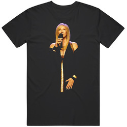 Barbra Streisand Diva Singer Musician Mens Size Large Black T Shirt Barbra Streisand Diva Singer Musician Mens Size Large Black T Shirt