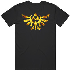 The Legend Of Zelda Hyrule Symbol Video Game Mens Size Large Black T Shirt The Legend Of Zelda Hyrule Symbol Video Game Mens Size Large Black T Shirt