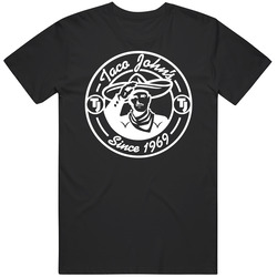 Taco John's Tex Mex Grill Mexican Food Restaurant Mens Size Large Black T Shirt Taco John's Tex Mex Grill Mexican Food Restaurant Mens Size Large Black T Shirt