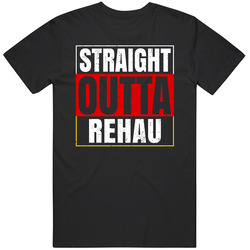 Straight Outta Rehau German City Germany Grunge Parody Mens Size Large Black T Shirt Straight Outta Rehau German City Germany Grunge Parody Mens Size Large Black T Shirt