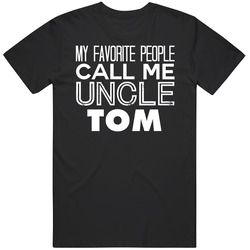 Favorite Uncle Tom Trendy Cool Name Mens Size Large Black T Shirt Favorite Uncle Tom Trendy Cool Name Mens Size Large Black T Shirt