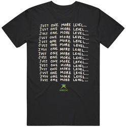 One More Level Xbox Mens Size Large Black T Shirt
