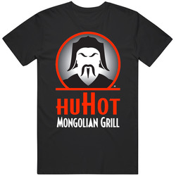 Huhot Mongolian Grill Top American Chinese Food Mens Size Large Black T Shirt Huhot Mongolian Grill Top American Chinese Food Mens Size Large Black T Shirt