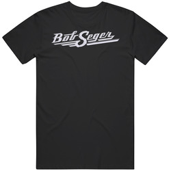 Bob Seger Rock N Roll Guitarist Logo Mens Size Large Black T Shirt Bob Seger Rock N Roll Guitarist Logo Mens Size Large Black T Shirt