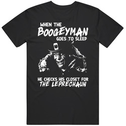 When The Boogeyman Goes To Sleep The Leprechaun Ugly Movie Villain Fan Mens Size Large Black T Shirt When The Boogeyman Goes To Sleep The Leprechaun Ugly Movie Villain Fan Mens Size Large Black T Shirt
