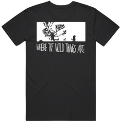 Where The Wild Things Are Mens Size Large Black T Shirt