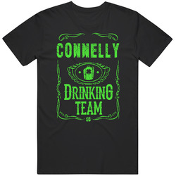 Connelly Irish Drinking Team Whiskey Beer Custom Last Name St Patricks Day Mens Size Large Black T Shirt Connelly Irish Drinking Team Whiskey Beer Custom Last Name St Patricks Day Mens Size Large Black T Shirt