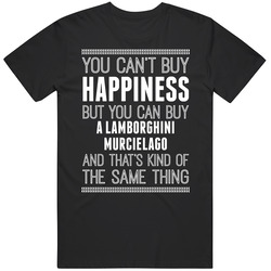 Buy A Lamborghini Murcielago Happiness Car Lover Mens Size Large Black T Shirt