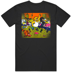Freak Brothers Hippie Marijuana Pot 420 Weed Mens Size Large Black T Shirt Freak Brothers Hippie Marijuana Pot 420 Weed Mens Size Large Black T Shirt