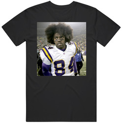 Randy Moss Afro Wide Receiver Football Legend Mens Size Large Black T Shirt Randy Moss Afro Wide Receiver Football Legend Mens Size Large Black T Shirt