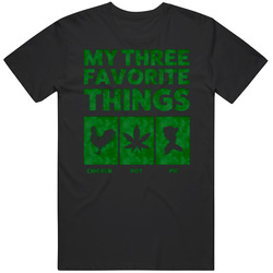 Three Favorite Things Chicken Pot Pie Weed Stoner Mens Size Large Black T Shirt Three Favorite Things Chicken Pot Pie Weed Stoner Mens Size Large Black T Shirt