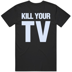 Kill Your Tv Revolution Funny Statement Attention Mens Size Large Black T Shirt Kill Your Tv Revolution Funny Statement Attention Mens Size Large Black T Shirt