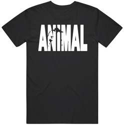 Animal Body Building Gym Fitness Lovers Mens Size Large Black T Shirt Animal Body Building Gym Fitness Lovers Mens Size Large Black T Shirt