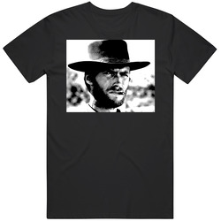 Clint Eastwood Man With No Name Western Mens Size Large Black T Shirt Clint Eastwood Man With No Name Western Mens Size Large Black T Shirt