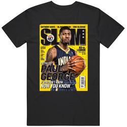 Slam Magazine Issue 174 Paul George Popular Basketball Magazine Grunge Look Mens Size Large Black T Shirt Slam Magazine Issue 174 Paul George Popular Basketball Magazine Grunge Look Mens Size Large Black T Shirt