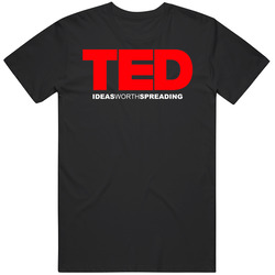 Ted Ideas Worth Spreading Mens Size Large Black T Shirt Ted Ideas Worth Spreading Mens Size Large Black T Shirt