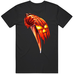Michael Myers Halloween Pumpkin Head Horror Retro Mens Size Large Black T Shirt Michael Myers Halloween Pumpkin Head Horror Retro Mens Size Large Black T Shirt