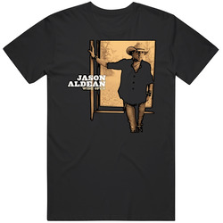 Jason Aldean Country Music Singer Mens Size Large Black T Shirt Jason Aldean Country Music Singer Mens Size Large Black T Shirt