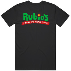 Rubios Logo Popular Mexican Restaurant Food Fan Gift Mens Size Large Black T Shirt Rubios Logo Popular Mexican Restaurant Food Fan Gift Mens Size Large Black T Shirt