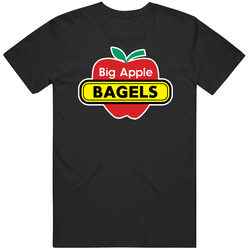 Big Apple Bagels Popular Bakery Bagel Shop Mens Size Large Black T Shirt Big Apple Bagels Popular Bakery Bagel Shop Mens Size Large Black T Shirt