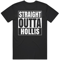 Straight Outta Hollis Maine City Compton Parody Grunge Mens Size Large Black T Shirt Straight Outta Hollis Maine City Compton Parody Grunge Mens Size Large Black T Shirt