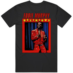 Eddie Murphy Comedian Delirious Mens Size Large Black T Shirt Eddie Murphy Comedian Delirious Mens Size Large Black T Shirt