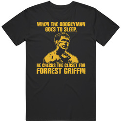 Forrest Griffin Mma Ultimate Fighter Mens Size Large Black T Shirt Forrest Griffin Mma Ultimate Fighter Mens Size Large Black T Shirt