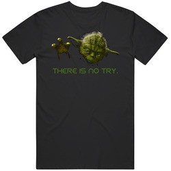 Star Wars Yoda Quote Mens Size Large Black T Shirt Star Wars Yoda Quote Mens Size Large Black T Shirt