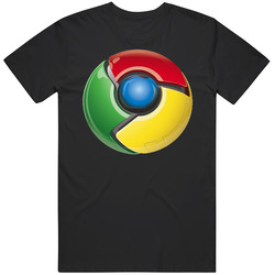 Google Chrome Cool Geek Mens Size Large Black T Shirt Google Chrome Cool Geek Mens Size Large Black T Shirt
