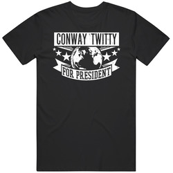 Conway Twitty For President Country Music Hall Of Fame Mens Size Large Black T Shirt Conway Twitty For President Country Music Hall Of Fame Mens Size Large Black T Shirt