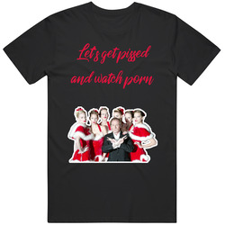 Let's Get Pissed And Watch Porn Love Actually Movie Billy Mack Quote Mens Size Large Black T Shirt Let's Get Pissed And Watch Porn Love Actually Movie Billy Mack Quote Mens Size Large Black T Shirt