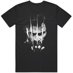 Wolverine Movie Superhero Mutant Mens Size Large Black T Shirt Wolverine Movie Superhero Mutant Mens Size Large Black T Shirt
