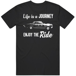 1964 Pontiac Gto 6.4 V8 Journey Enjoy The Ride Vintage Car Fan Mens Size Large Black T Shirt 1964 Pontiac Gto 6.4 V8 Journey Enjoy The Ride Vintage Car Fan Mens Size Large Black T Shirt